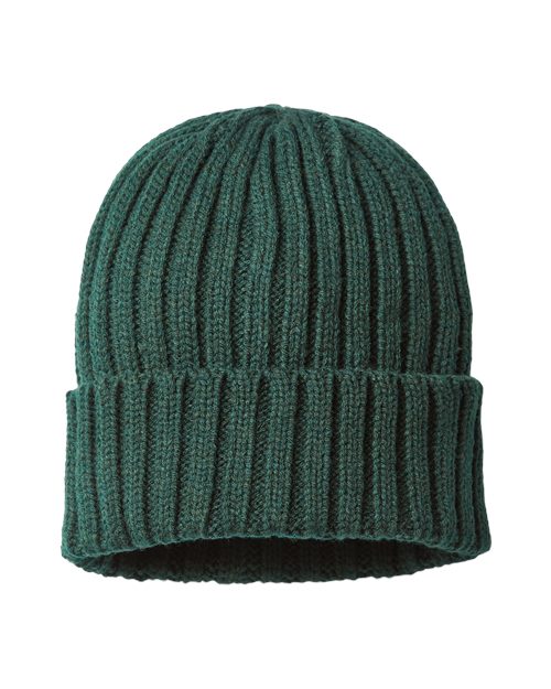 Sustainable Cable Knit Cuffed Beanie