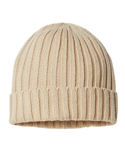 Sustainable Cable Knit Cuffed Beanie