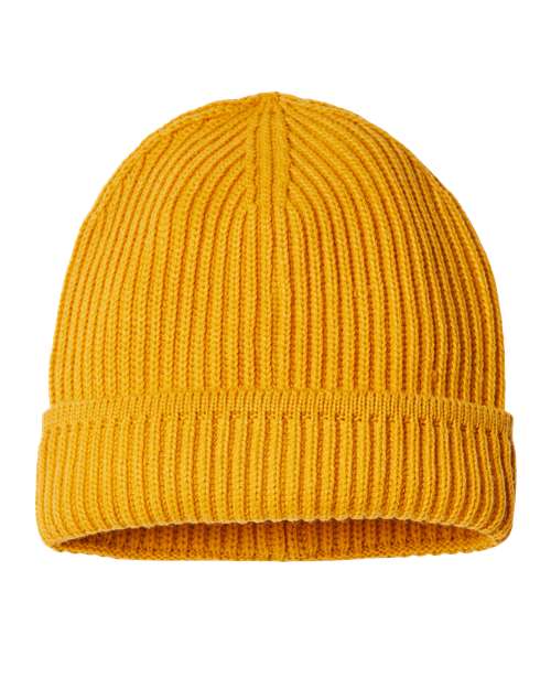 Sustainable Finish Edge Cuffed Beanie