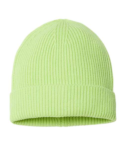 Sustainable Fine Rib Cuffed Beanie