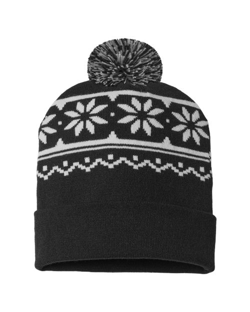 USA-Made Snowflake Beanie