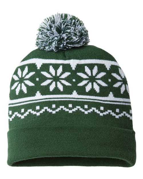 USA-Made Snowflake Beanie