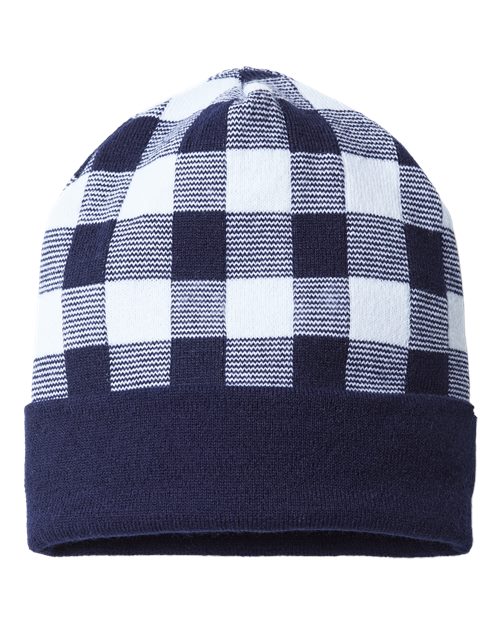 USA-Made Plaid Beanie