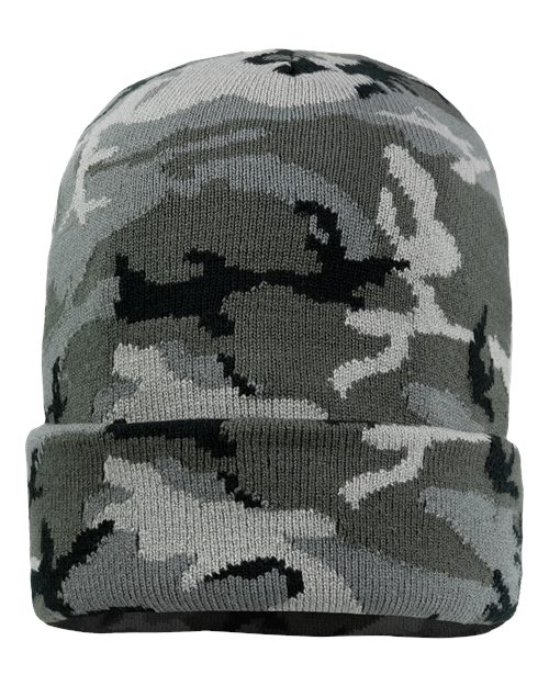 12" Solid Cuffed Beanie