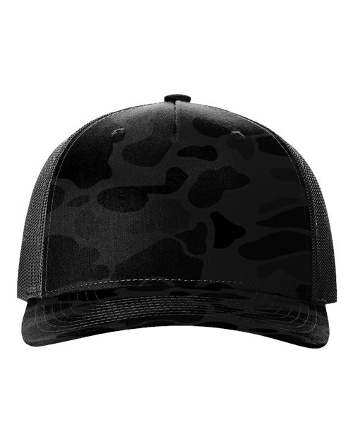 Five-Panel Printed Trucker Cap