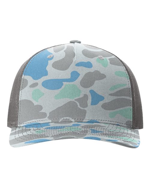 Five-Panel Printed Trucker Cap