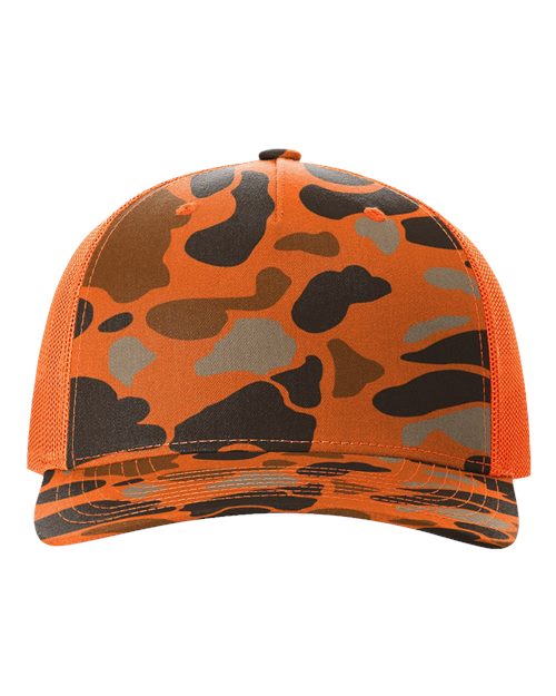 Five-Panel Printed Trucker Cap