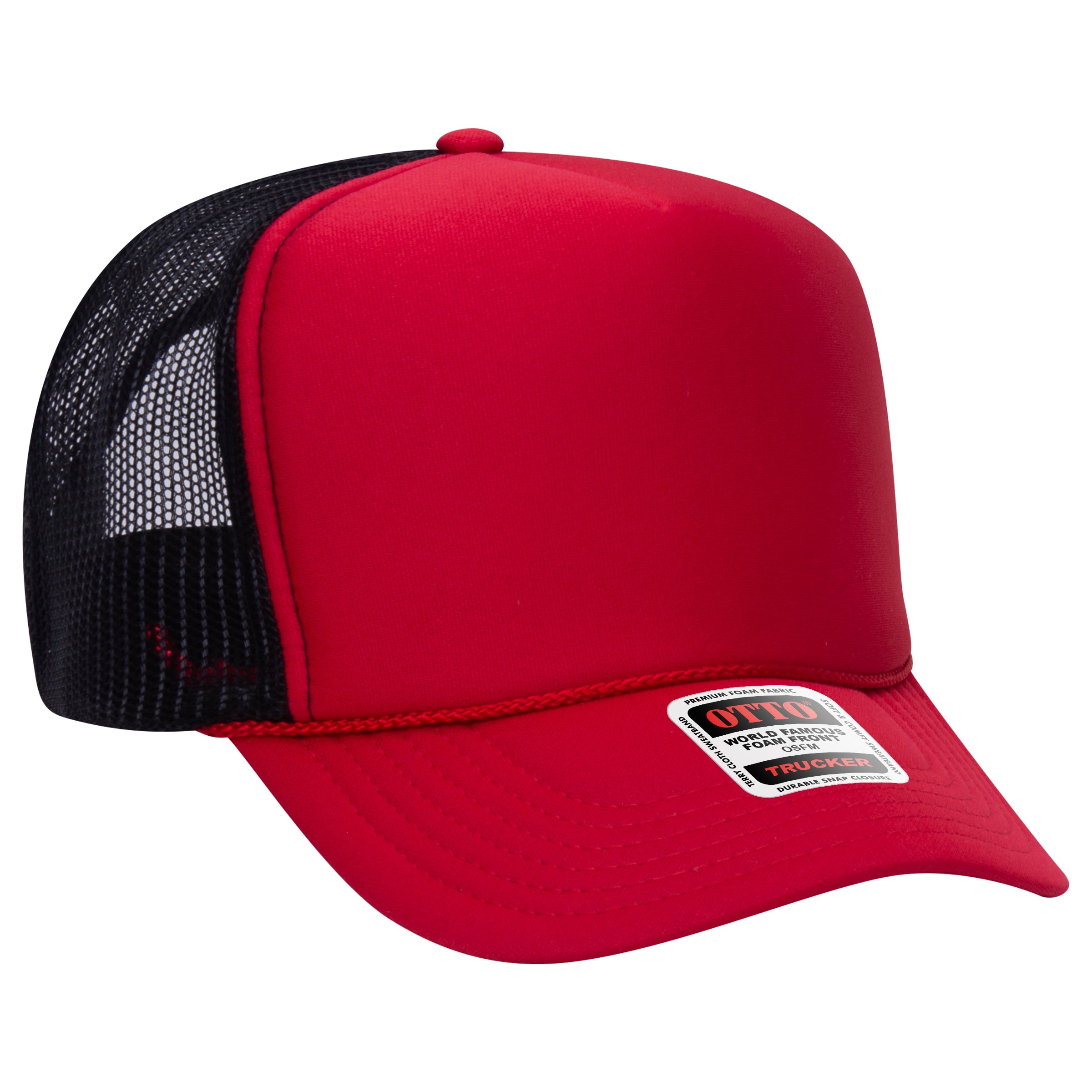 Printed Otto Foam Trucker Cap (MOQ 12 PCS)