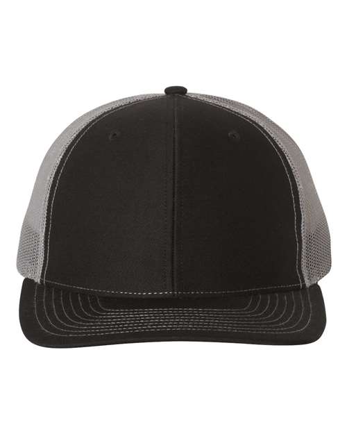 Snapback Trucker Cap - Black/ Charcoal
