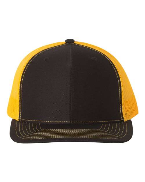 Snapback Trucker Cap - Black/ Gold
