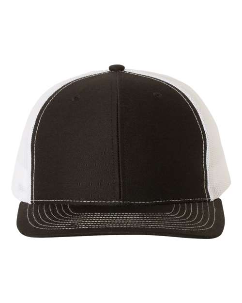 Snapback Trucker Cap - Black/ White