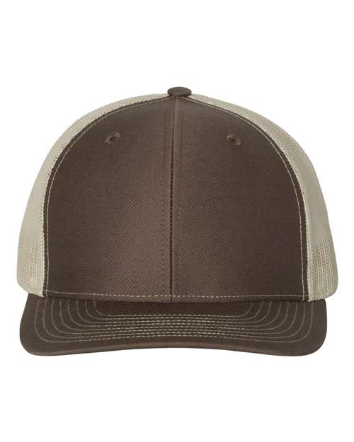 Snapback Trucker Cap - Brown/ Khaki