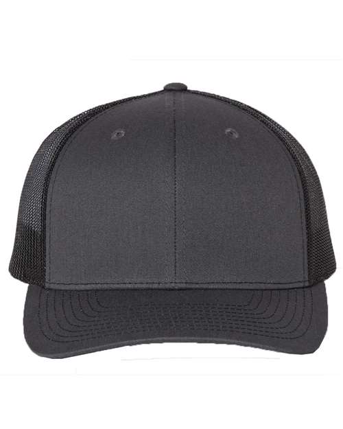 Snapback Trucker Cap - Charcoal/ Black