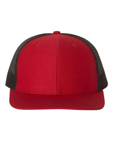 Snapback Trucker Cap - Red/ Black