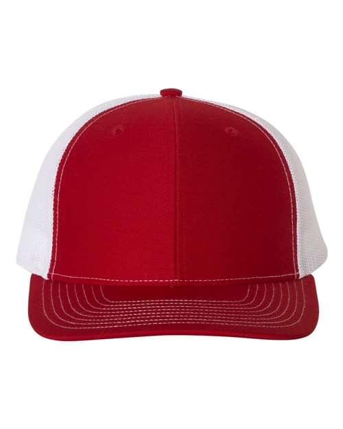 Snapback Trucker Cap - Red/ White