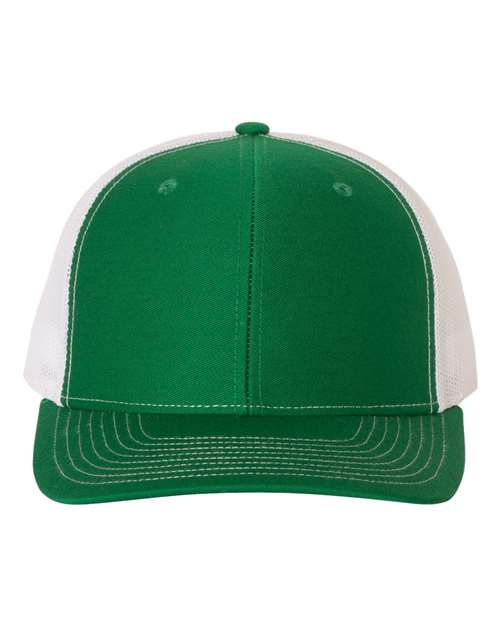 Snapback Trucker Cap - Kelly/ White