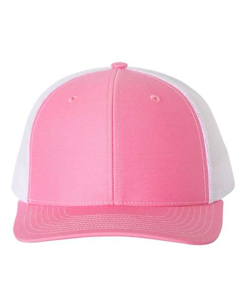 Snapback Trucker Cap - Hot Pink/ White