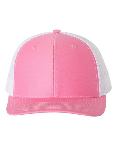 Snapback Trucker Cap - Hot Pink/ White