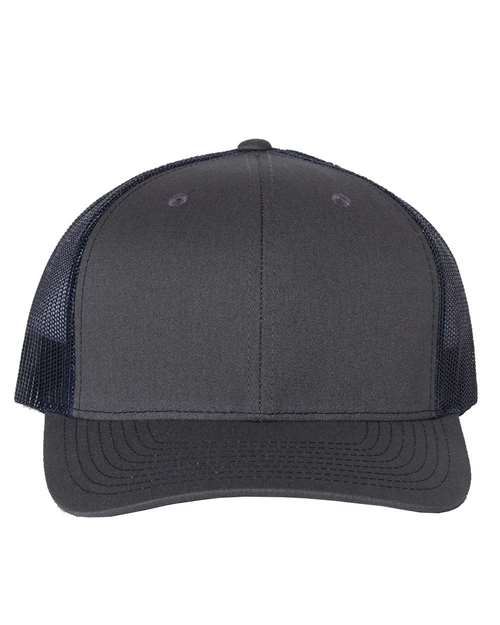 Snapback Trucker Cap - Charcoal/ Navy