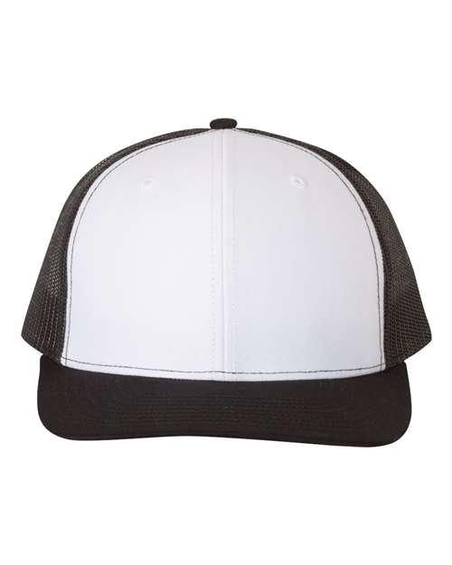 Snapback Trucker Cap - White/ Black