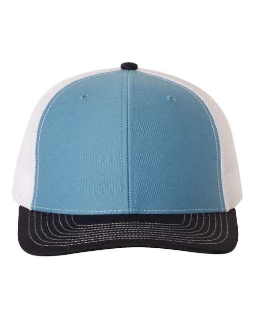 Snapback Trucker Cap - Columbia Blue/ White/ Navy