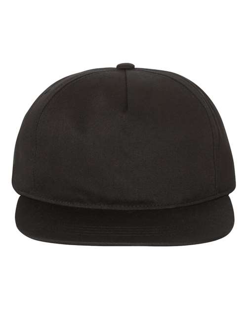 Lightly-Structured Five-Panel Snapback Cap