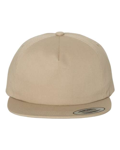 Lightly-Structured Five-Panel Snapback Cap