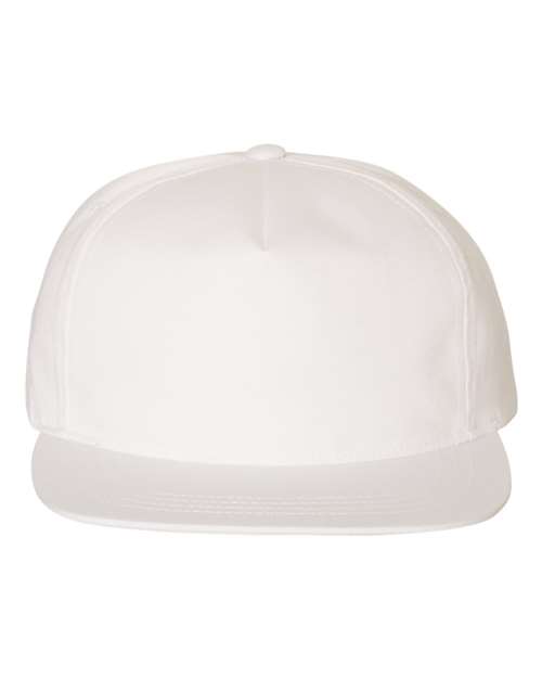 Lightly-Structured Five-Panel Snapback Cap