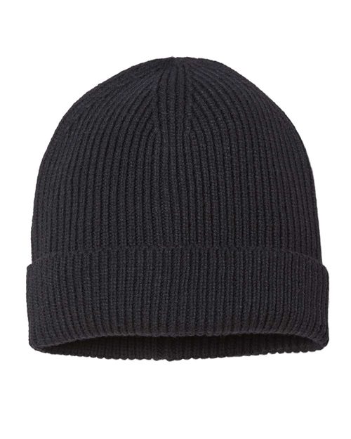 Sustainable Fine Rib Cuffed Beanie