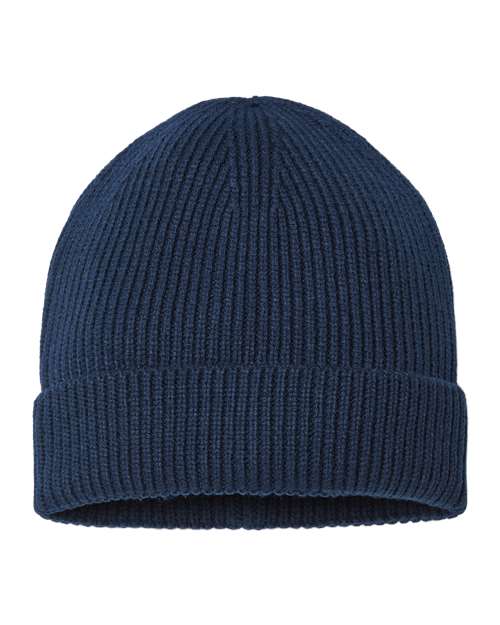 Sustainable Fine Rib Cuffed Beanie