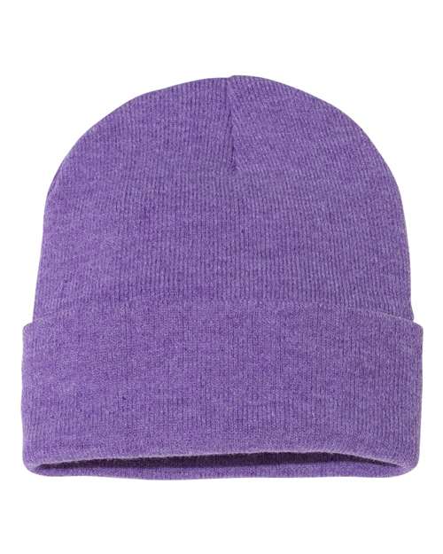 12" Solid Cuffed Beanie