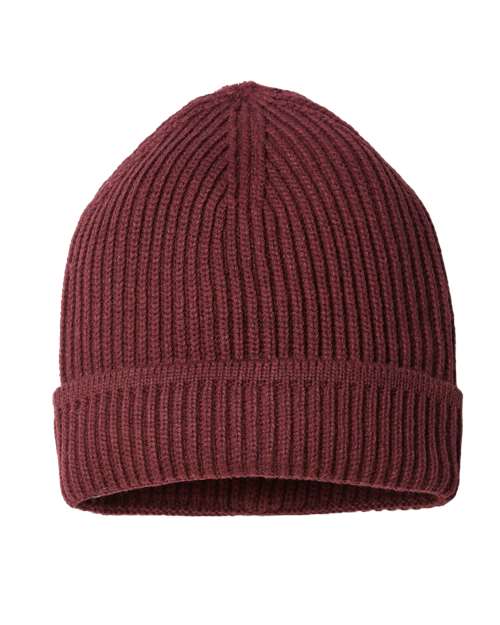 Sustainable Finish Edge Cuffed Beanie