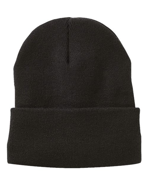 12" Jersey Lined Cuffed Beanie