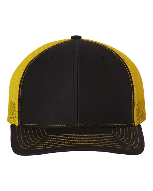 Snapback Trucker Cap - Black/ Yellow