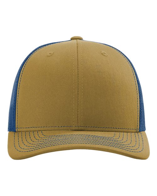 Snapback Trucker Cap - Biscuit/ True Blue