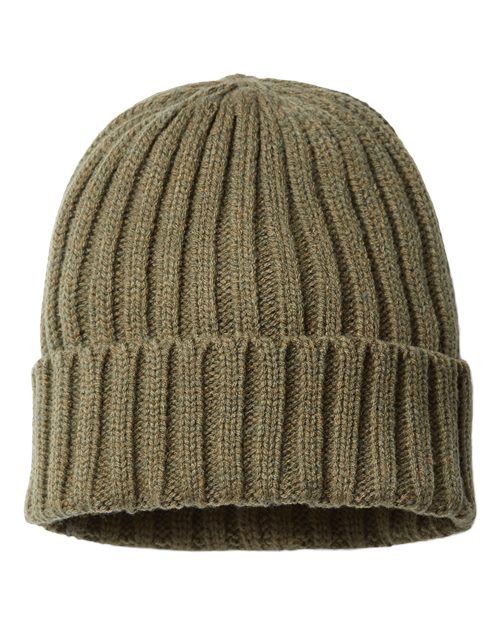 Sustainable Cable Knit Cuffed Beanie