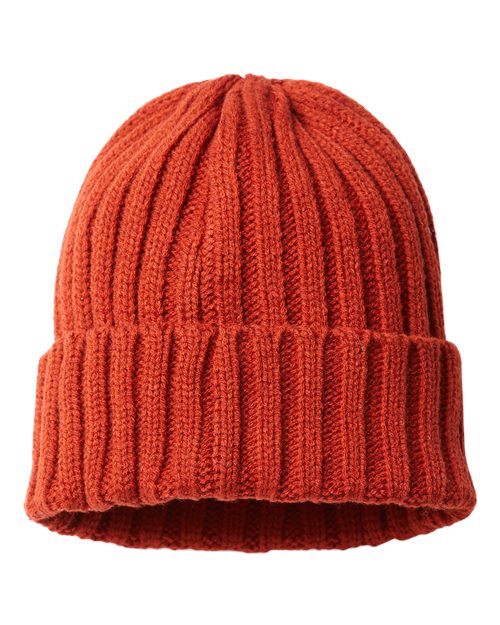 Sustainable Cable Knit Cuffed Beanie
