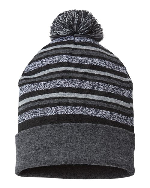 USA-Made Striped Beanie