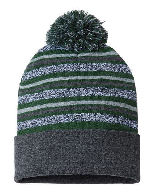 USA-Made Striped Beanie