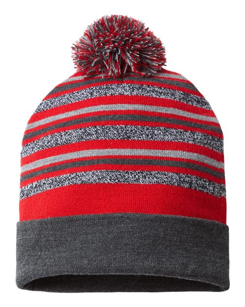 USA-Made Striped Beanie