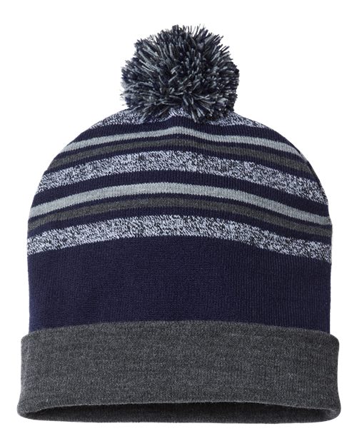 USA-Made Striped Beanie