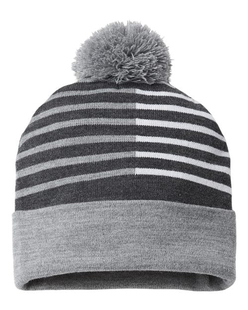 USA-Made Half Color Beanie