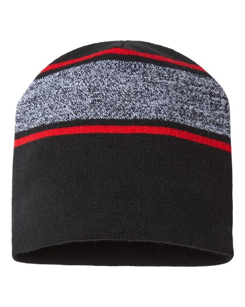 USA-Made Variegated Striped Beanie