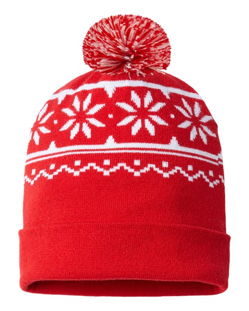 USA-Made Snowflake Beanie