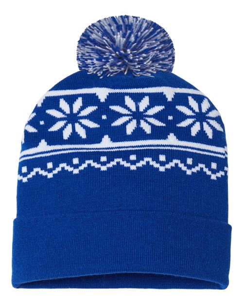 USA-Made Snowflake Beanie