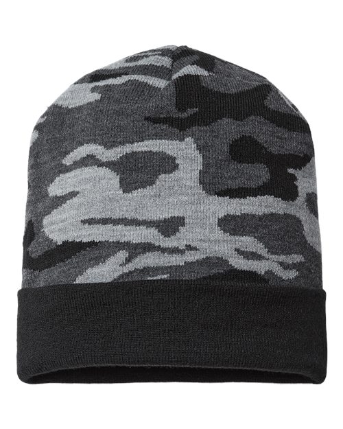 USA-Made Camo Cuffed Beanie