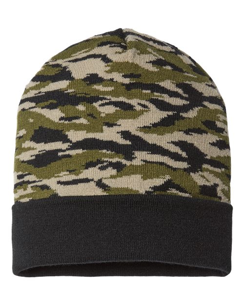 USA-Made Camo Cuffed Beanie